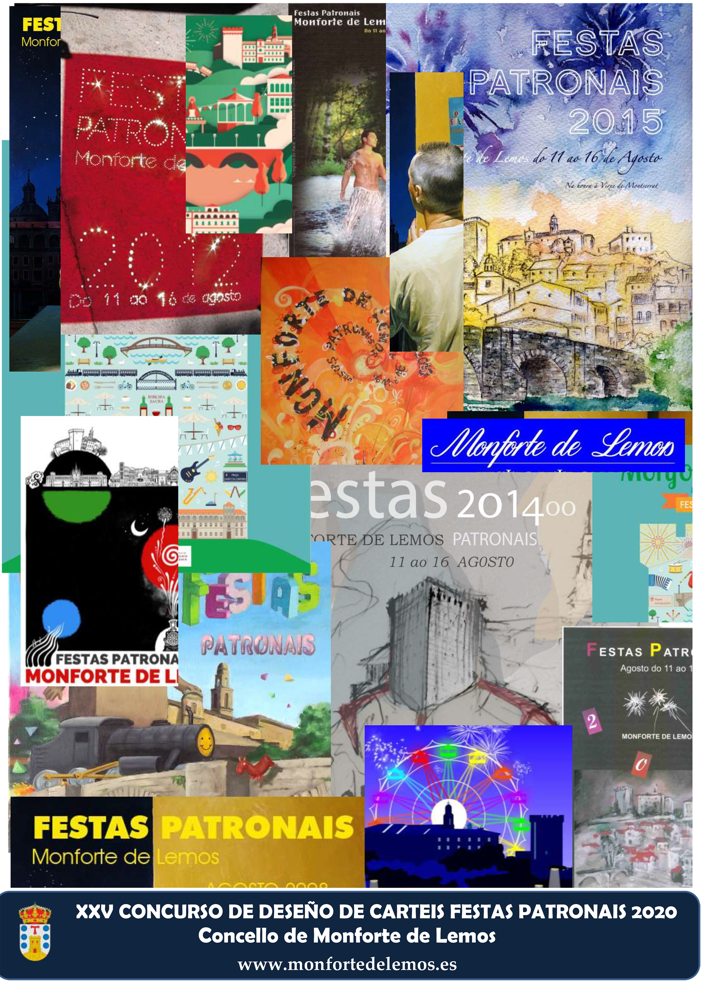 Cartaz concurso carteis festas patronais 2020