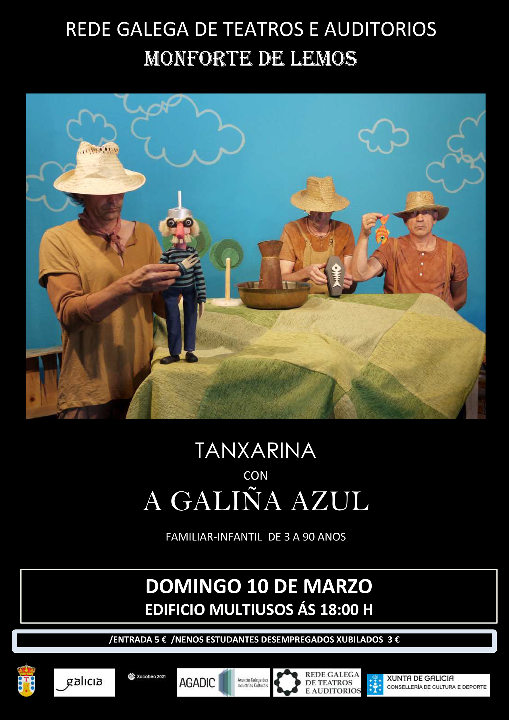 Cartaz A Galiña Azul