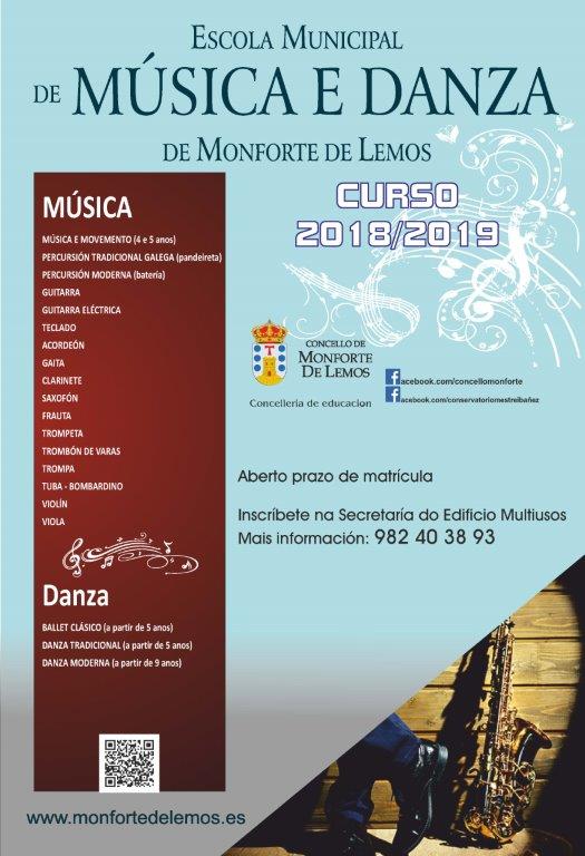 Cartel Música e Danza